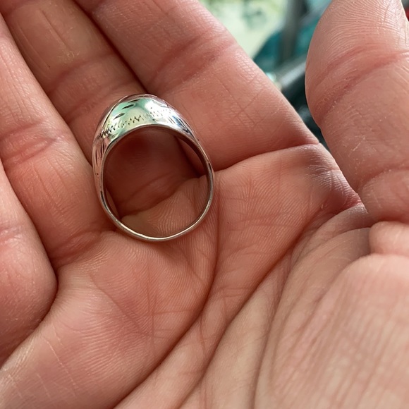 Silver ring size 7.5 - Picture 7 of 7